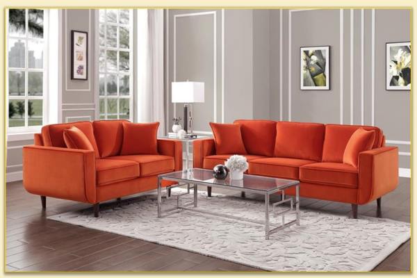 Hình ảnh Bài trí mẫu ghế sofa văng nỉ trong phòng khách Softop-1413