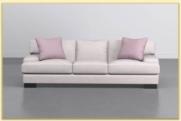 Hình ảnh Ghế sofa văng dài 3 chỗ màu kem sáng Softop-1360