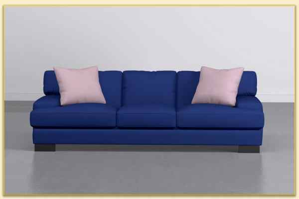 Hình ảnh Ghế sofa văng nỉ màu xanh 3 chỗ ngồi Softop-1360