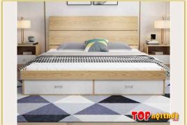 Hình ảnh Giường ngủ hiện đại đơn giản có ngăn kéo đẹp GNTop-0062