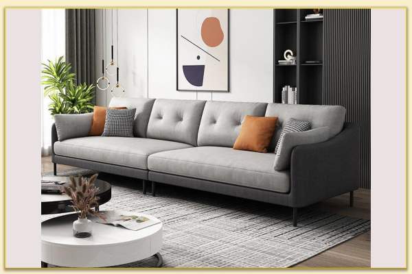 Hình ảnh Sofa văng nỉ dáng dài kê phòng khách Softop-1616