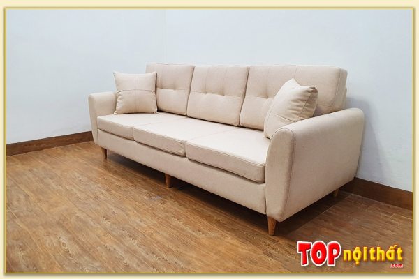 Hình ảnh Sofa văng nỉ đẹp 3 chỗ thiết kế đơn giản mà đẹp SofTop-20207