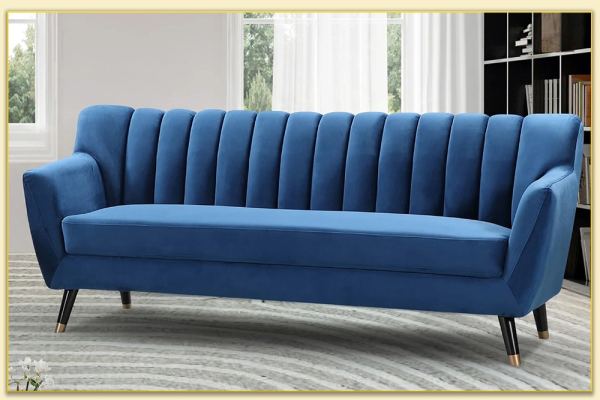 Hình ảnh Sofa văng nỉ vải màu xanh hiện đại Softop-1200