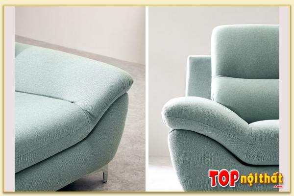 Hình ảnh Đặc điểm chi tiết tay ghế sofa văng chất nỉ Softop-1016