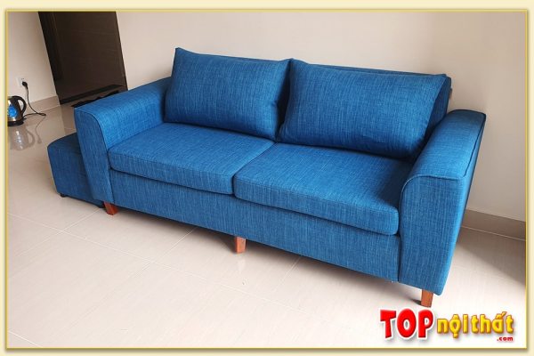 Hình ảnh Ghế sofa văng 2 chỗ kích thước nhỏ chất liệu nỉ đẹp SofTop-3520