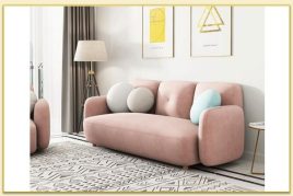 Hình ảnh Bài trí ghế sofa văng nỉ nhỏ gọn trong phòng khách Softop-1602