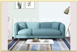 Hình ảnh Chụp chính diện mẫu ghế sofa văng bọc vải nỉ Softop-1669