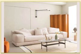 Hình ảnh Ghế sofa văng nỉ đẹp 3 chỗ ngồi Softop-1083