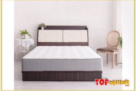 Hình ảnh Giường ngủ hiện đại đầu có nệm tựa ngả đẹp GNTop-0321