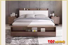 Hình ảnh Giường ngủ hiện đại đơn giản phong cách Bắc Âu GNTop-0069